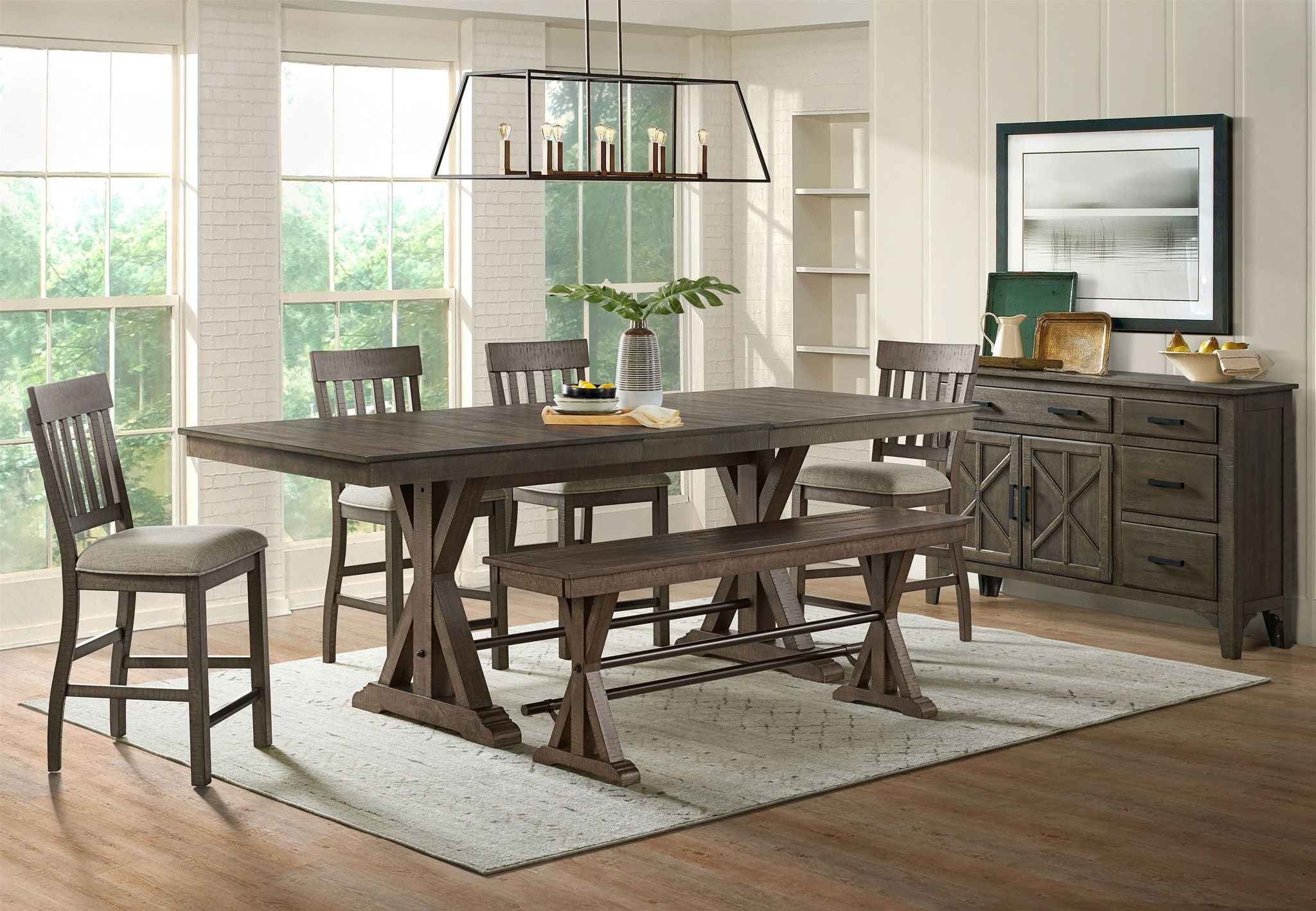 Sullivan - Counter Bench - Burnished Clay