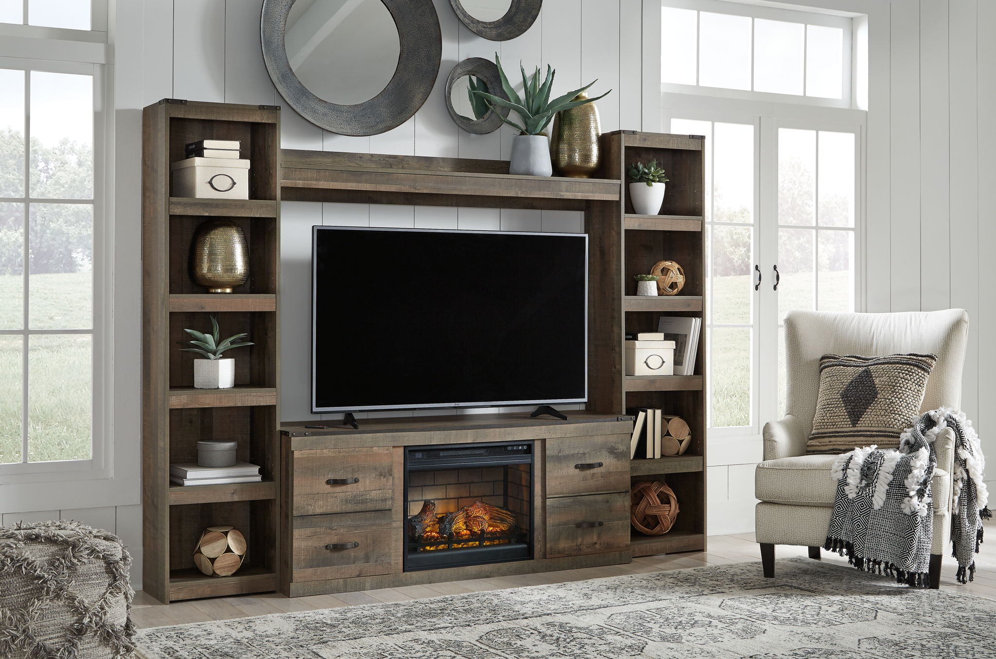 Ashley Furniture Trinell Entertainment Center - Thumbnail 2
