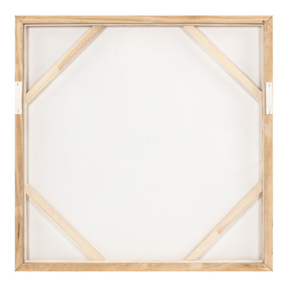 Chorus - Framed Canvas Painting - Beige