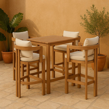 Newport - Water Resistant Fabric Upholstered Outdoor Patio Bar Stool