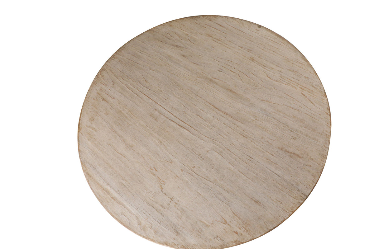 Jansen - Round Dining Table - Light Warm Wash