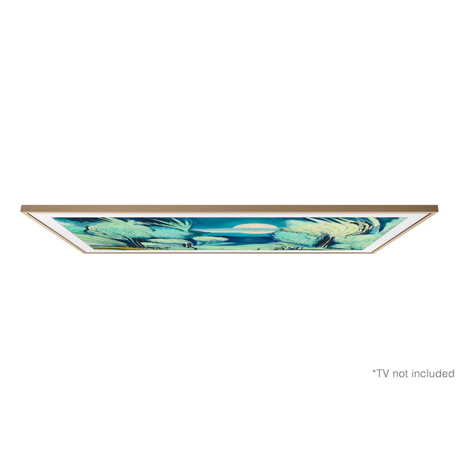Samsung - 85" The Frame Customizable Bezel - Teak