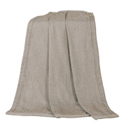 Fairfield - Herringbone Taupe Throw Blanket - Tan