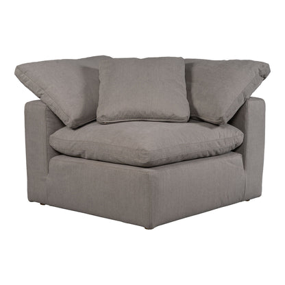 Terra - Livesmart Fabric Condo Corner Chair - Light Gray
