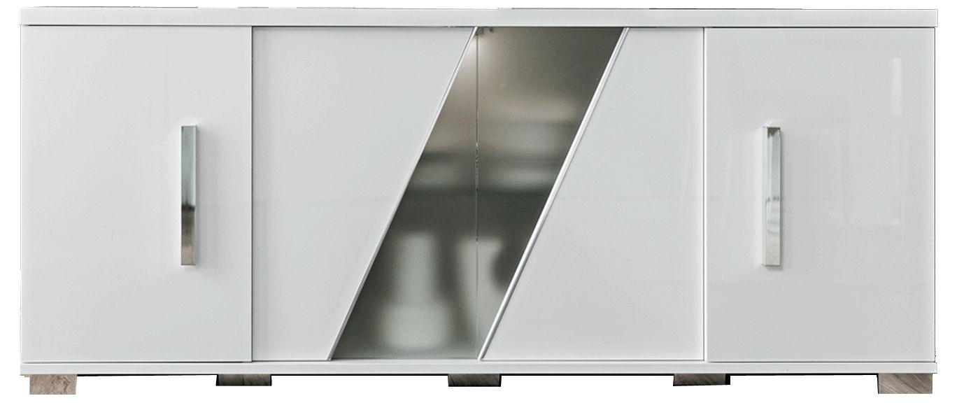 Lisa - 4 Door Buffet - White