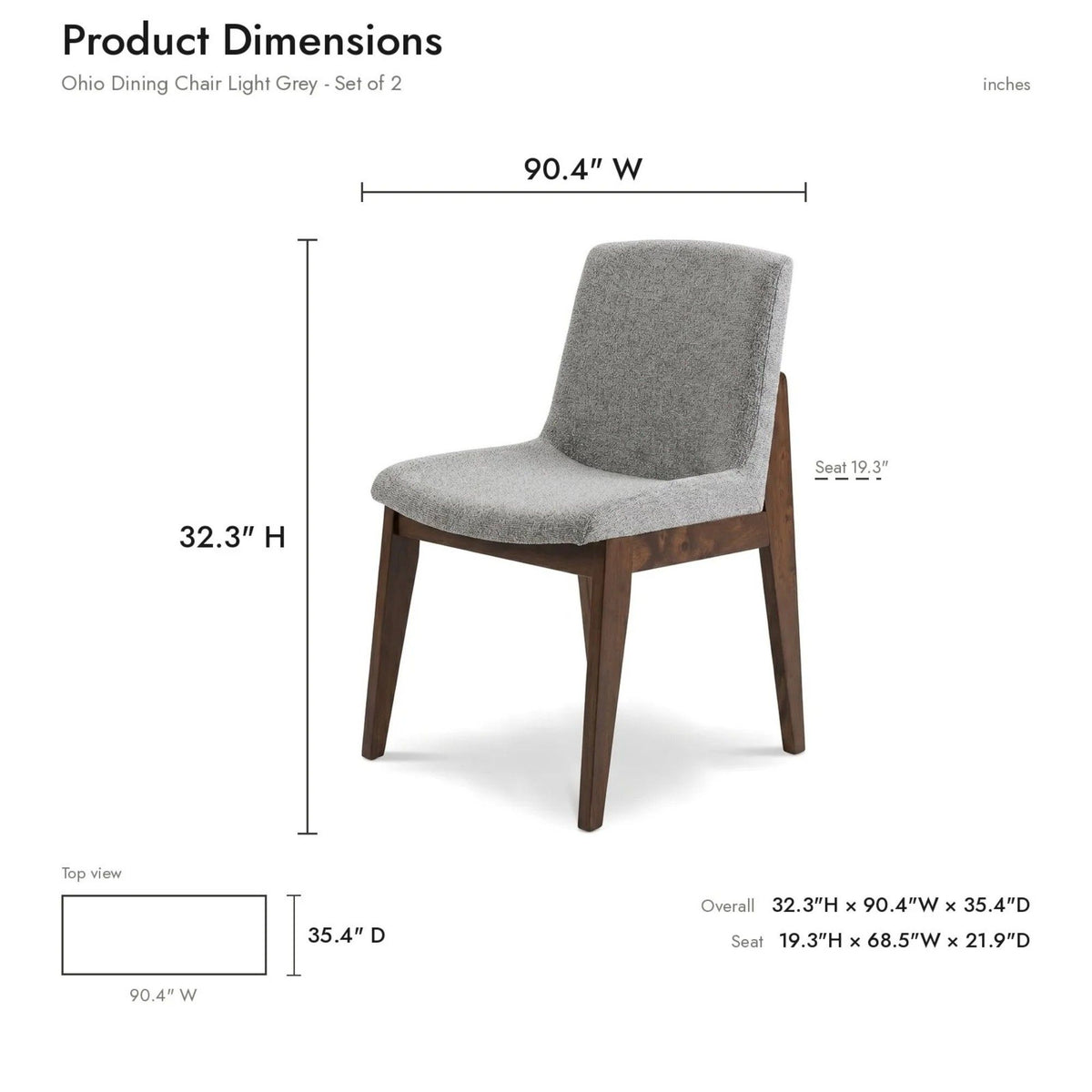 Crystal - Upholstered Dining Chair (Set of 2)