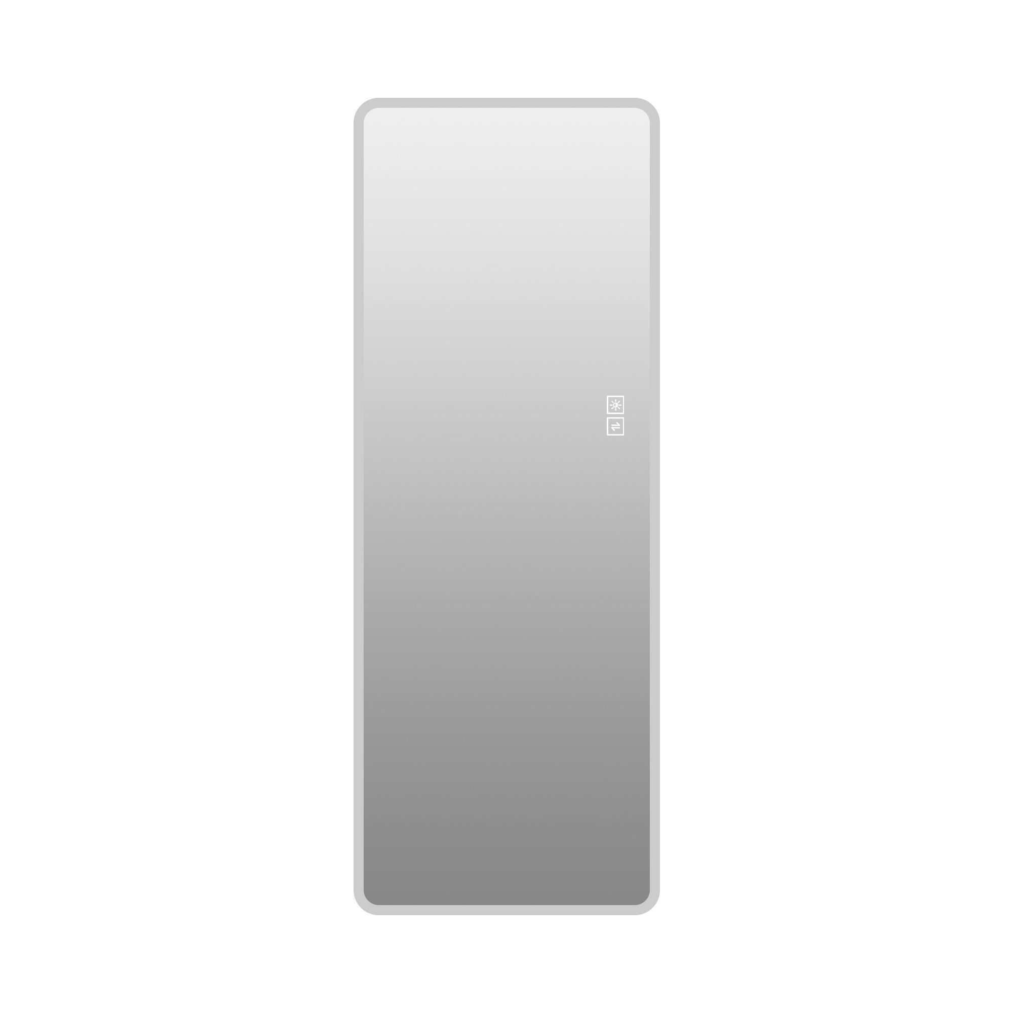 LED Full Length Mirror With Lights, Wall Mounted Full Body Mirror, Dimmable 3 Color Lighting, Anti Fog, Shatter Proof, Memory Function - Clear