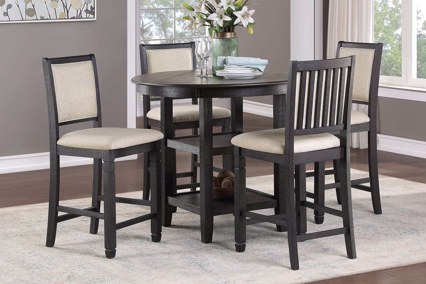 5pcs Dining-Asher Collection