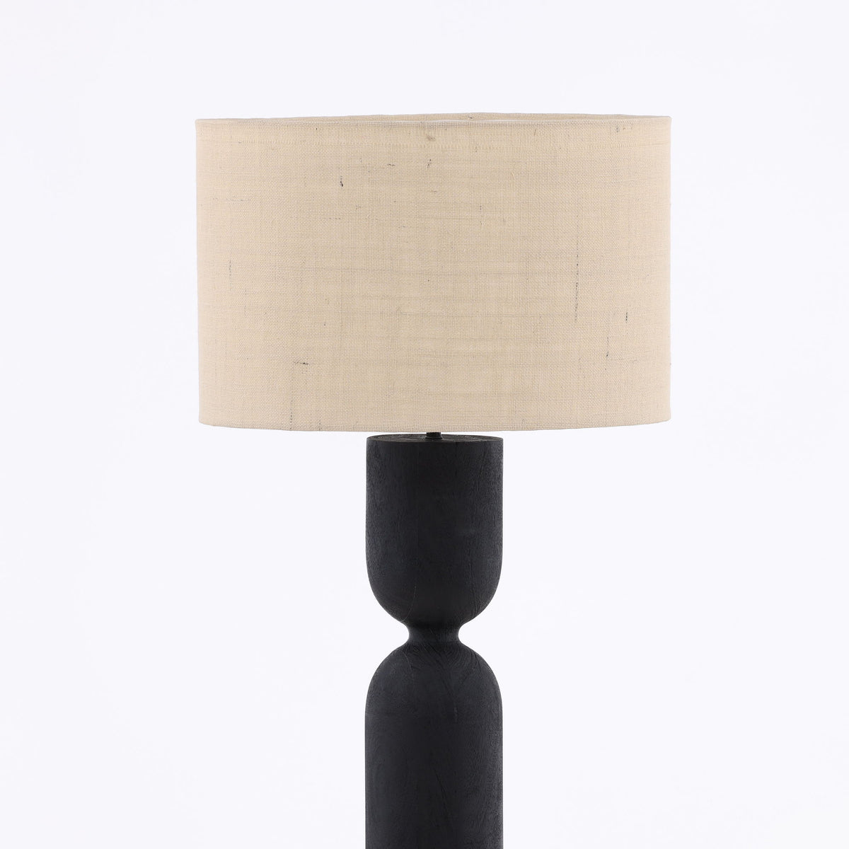 Orin - Floor Lamp - Black And Beige