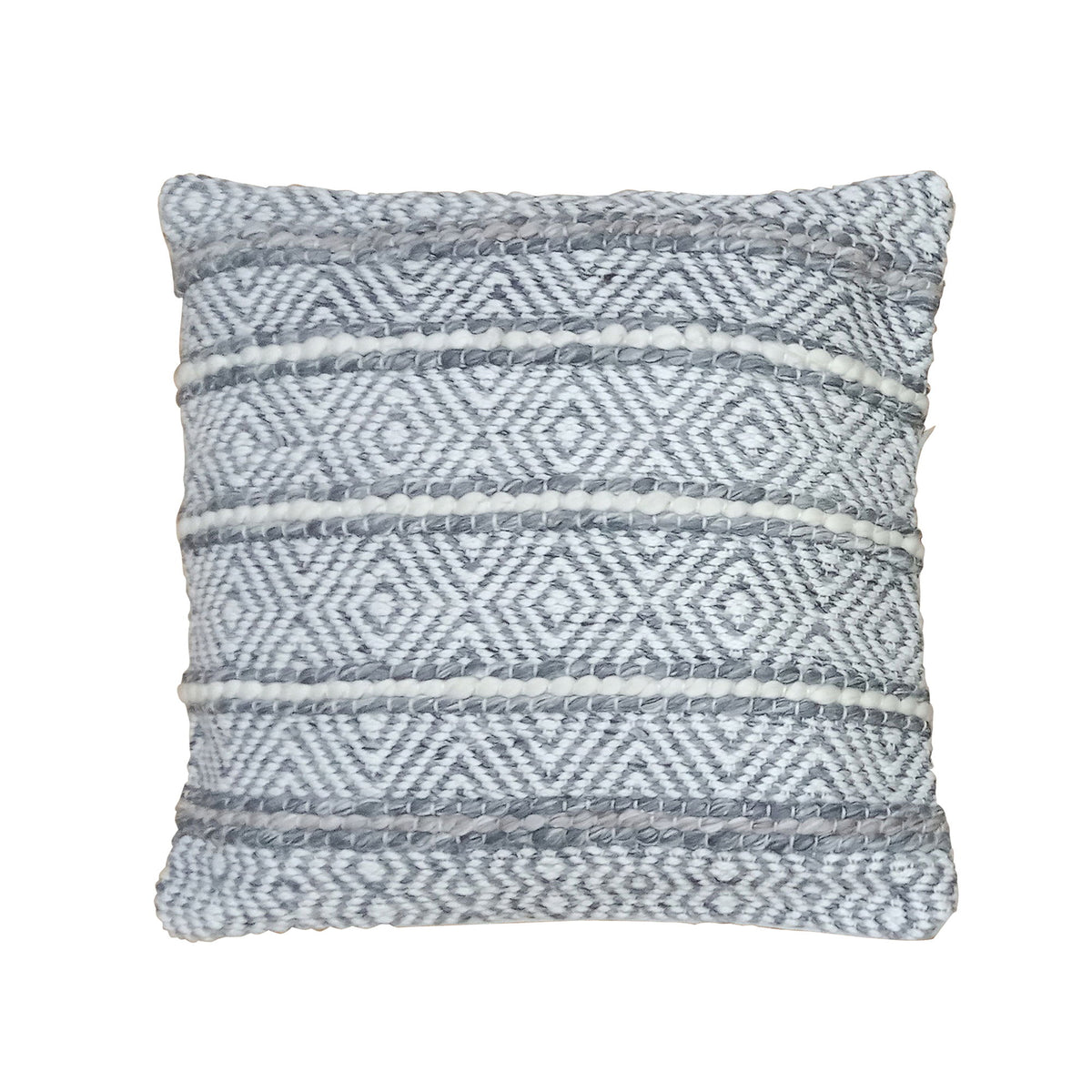 Adir - Outdoor Pillow - Gray And Ivory