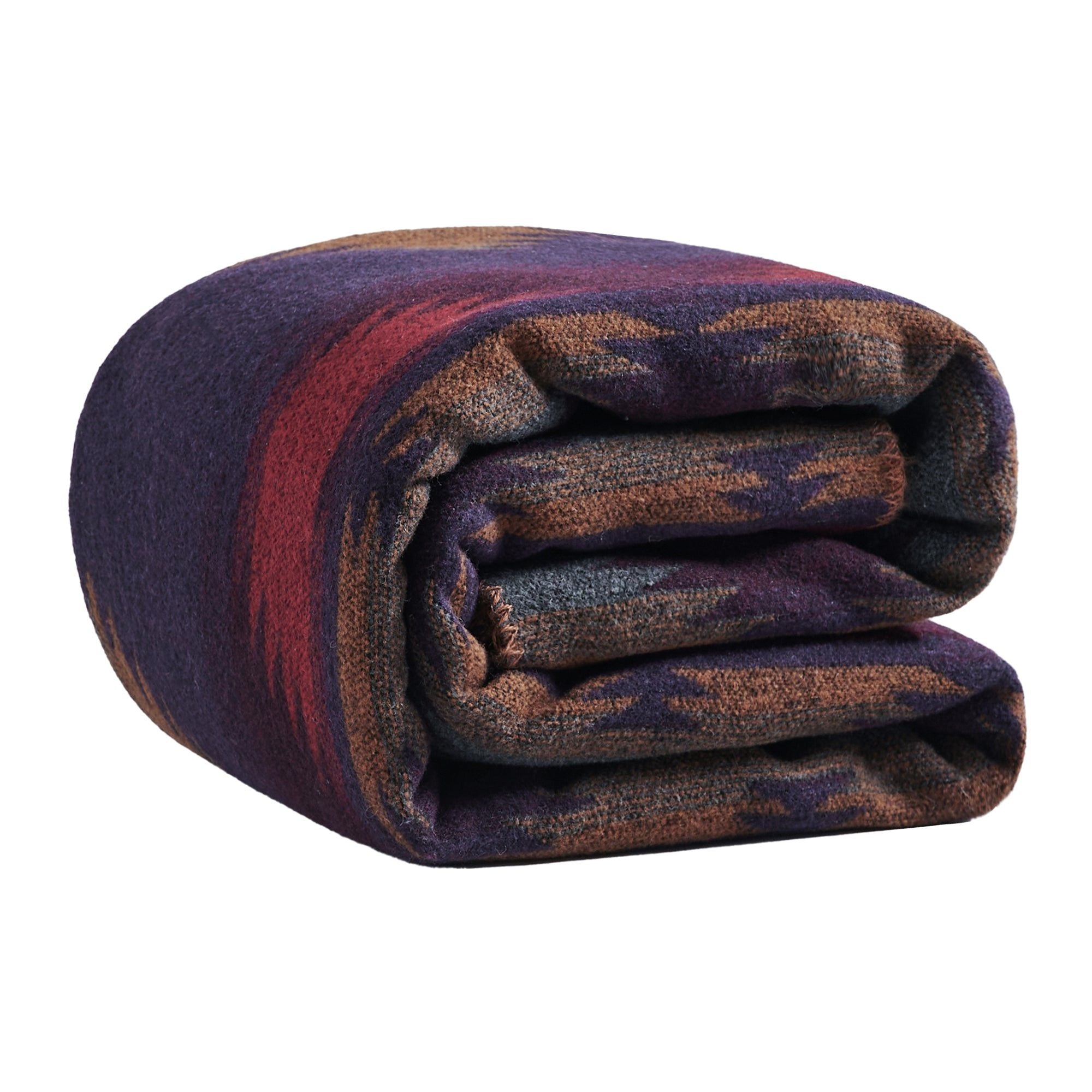 Gila - Wool Blend Throw Blanket - Multi Color