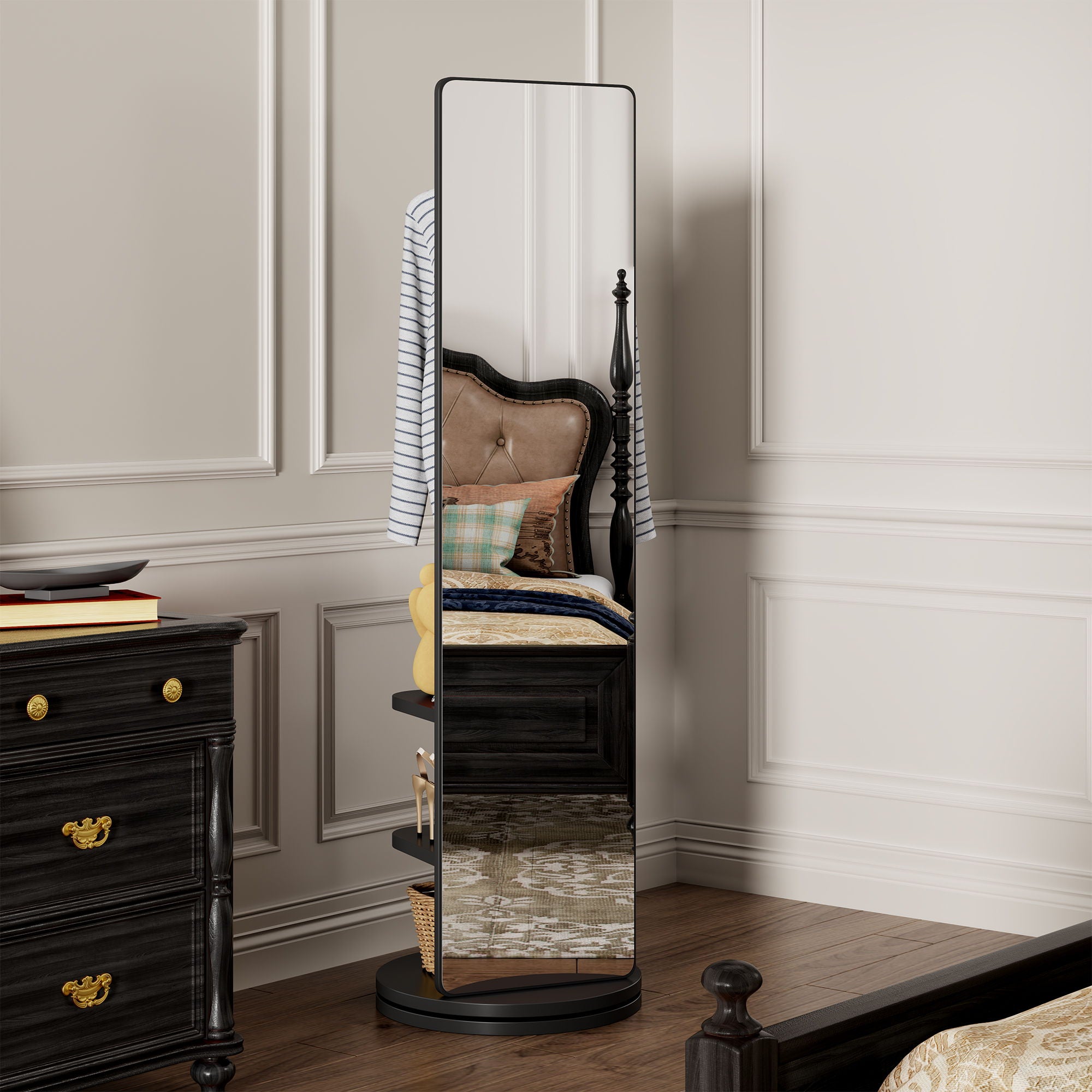 3 In 1 Multifunctional Full Length Clothing Mirror