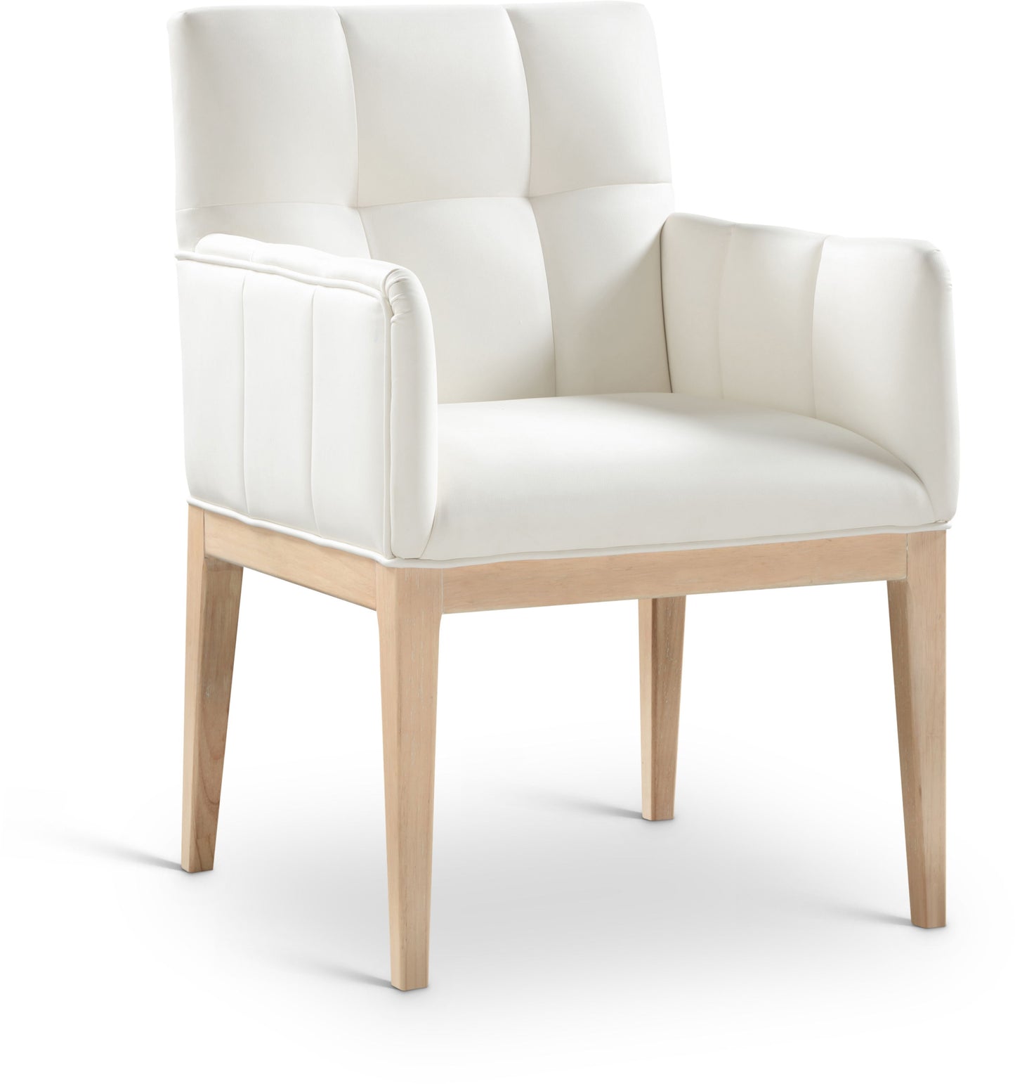 Adrian - Dining Arm Chair Set - Light Brown Legs