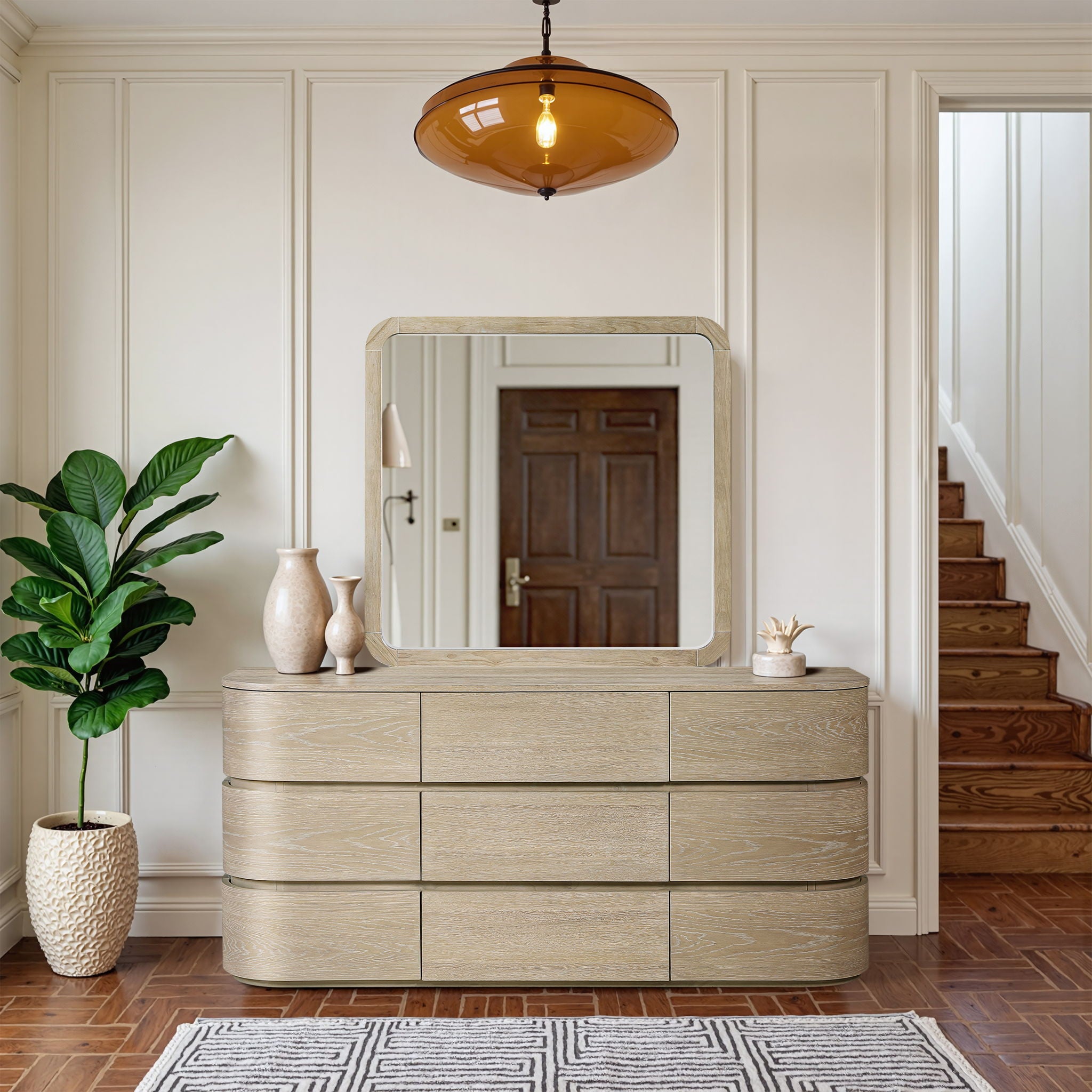 Annalise - Solid Wood Mirror