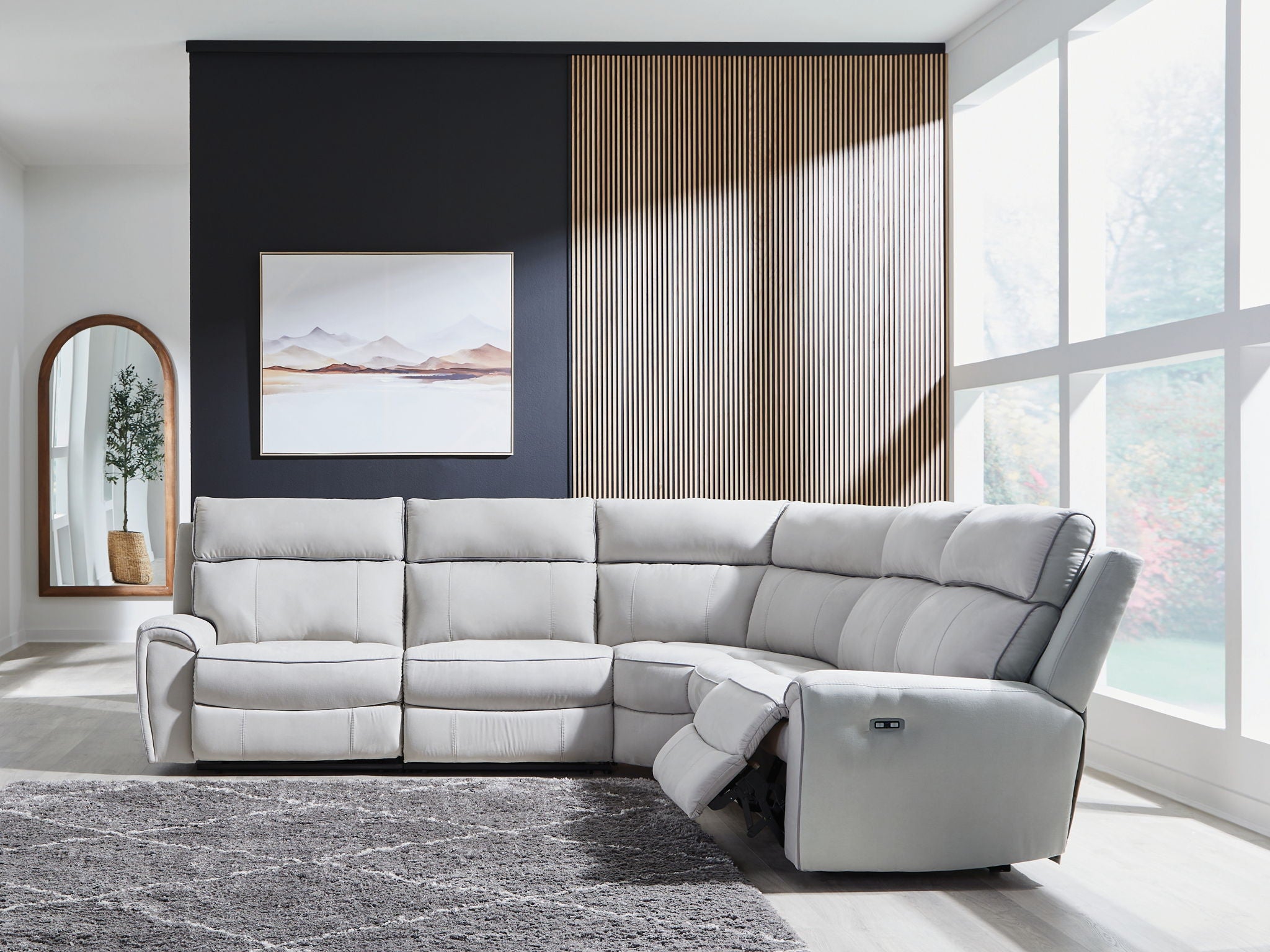 Ashley Furniture Social Pointe Reclining Sectional - Thumbnail 2