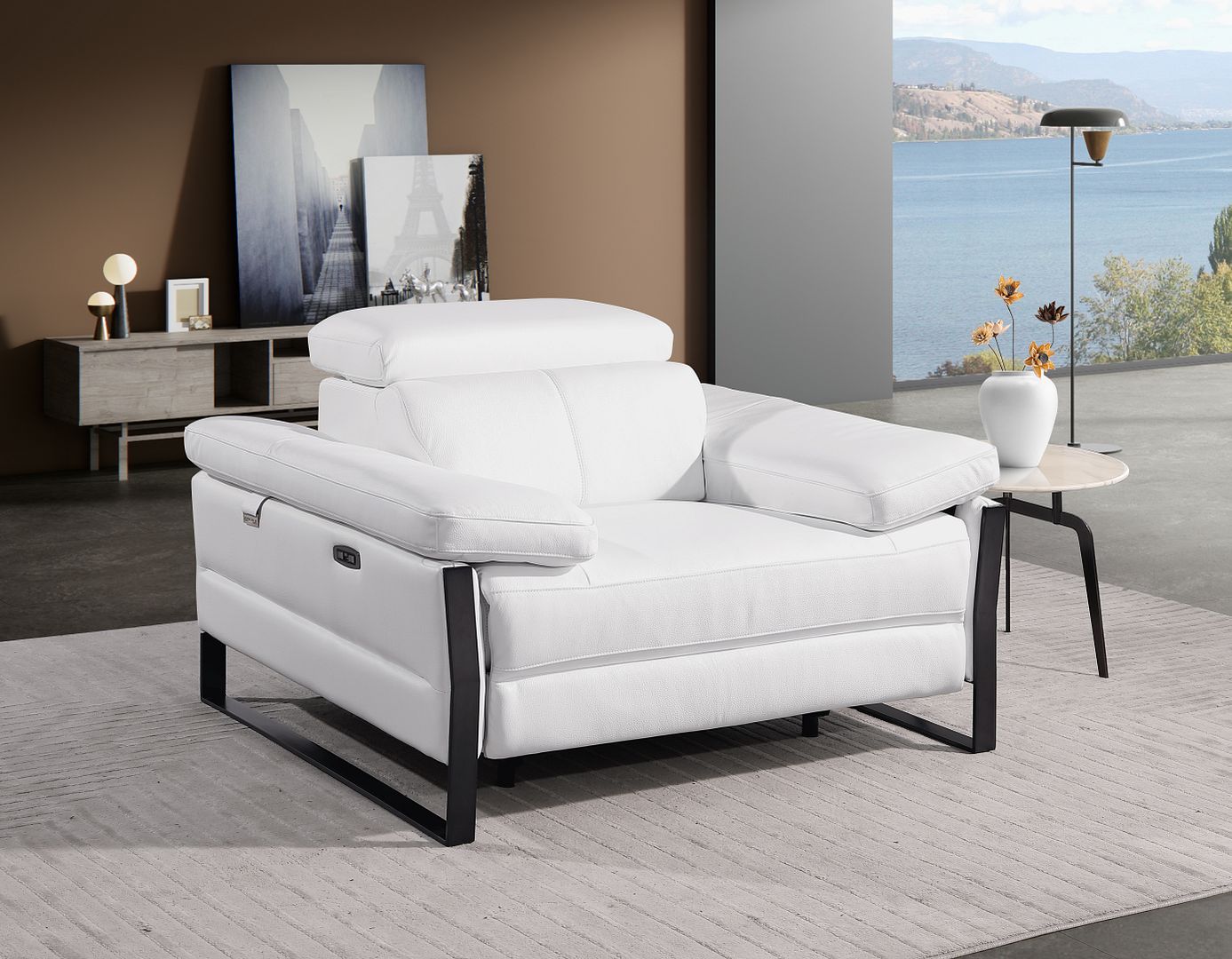1246 - Power Reclining Arm Chairwith Power Headrests