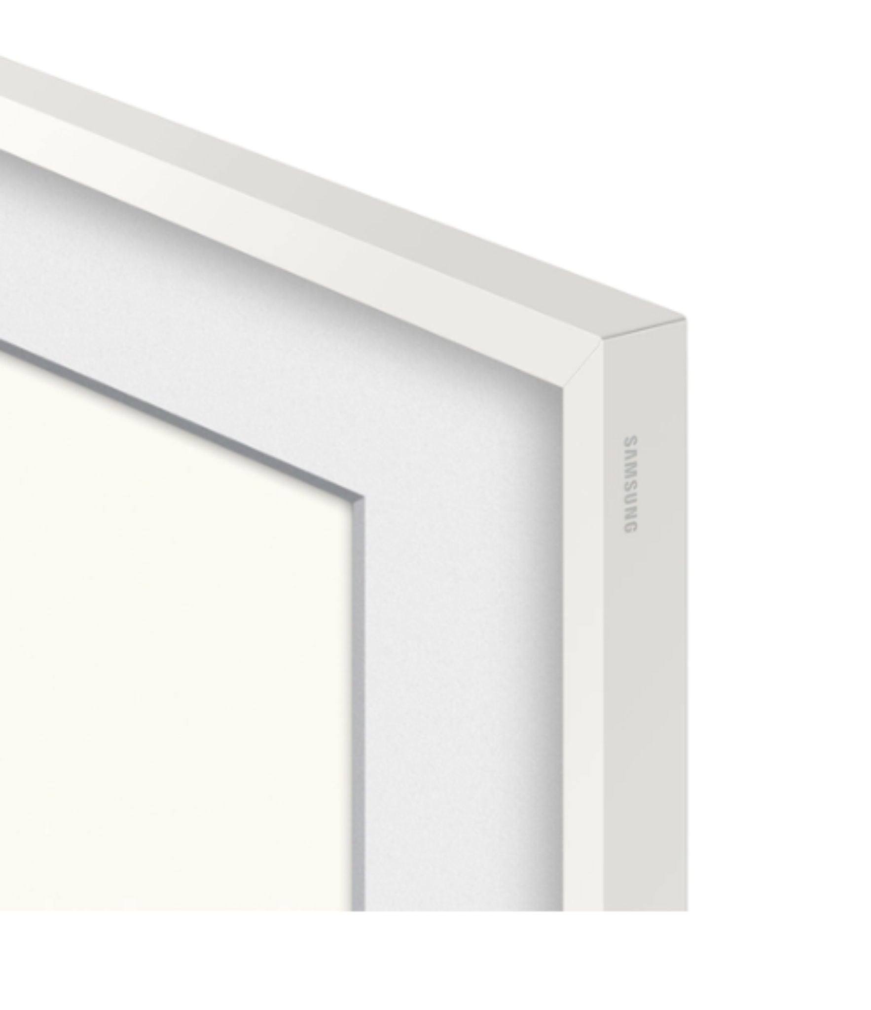 Samsung - 50" 2021 The Frame Bezel (Modern) - White