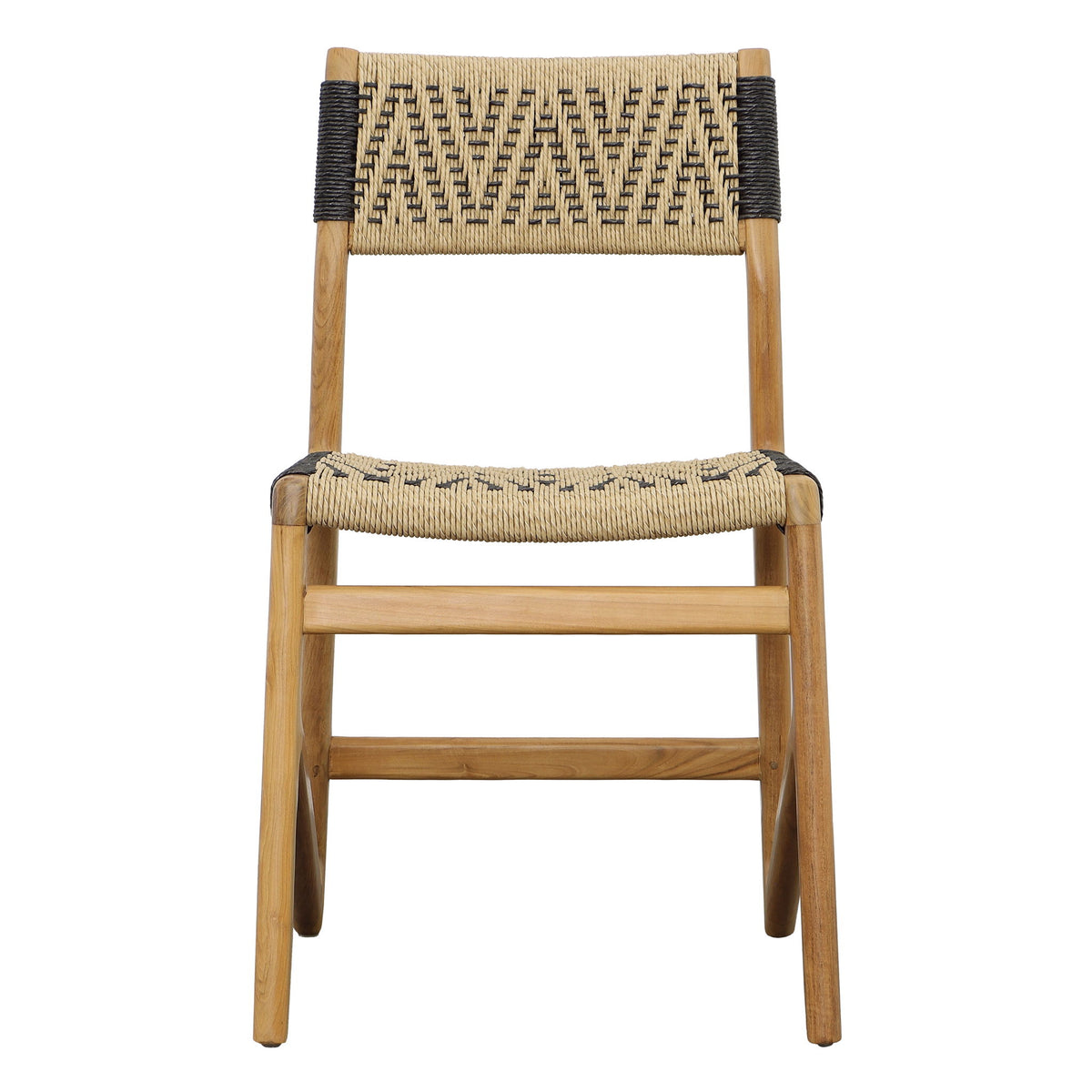 Lumen - Outdoor Dining Chair - Natural And Black