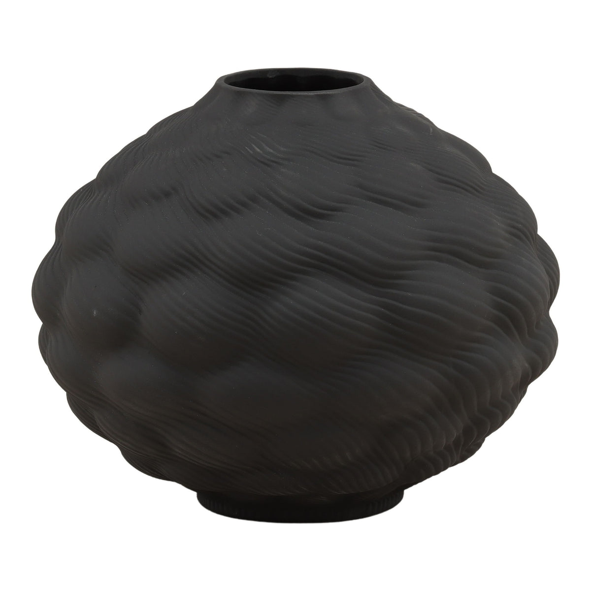 Edric - Vase - Black