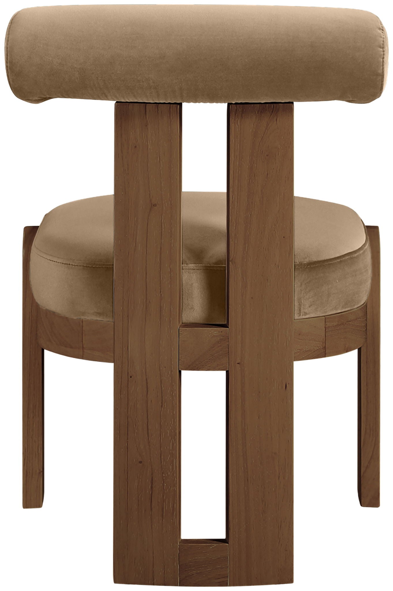 Arienzo - Performance Fabric Upholstered Dining Chair (Set of 2) - Walnut Base