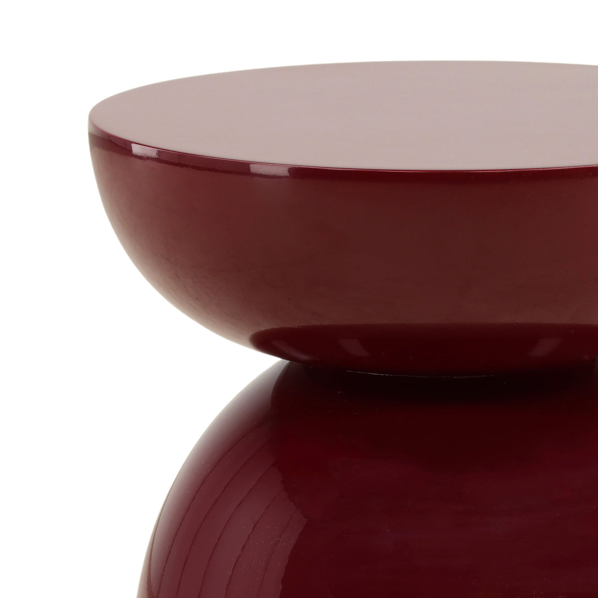 Dax - Side Table - Burgundy