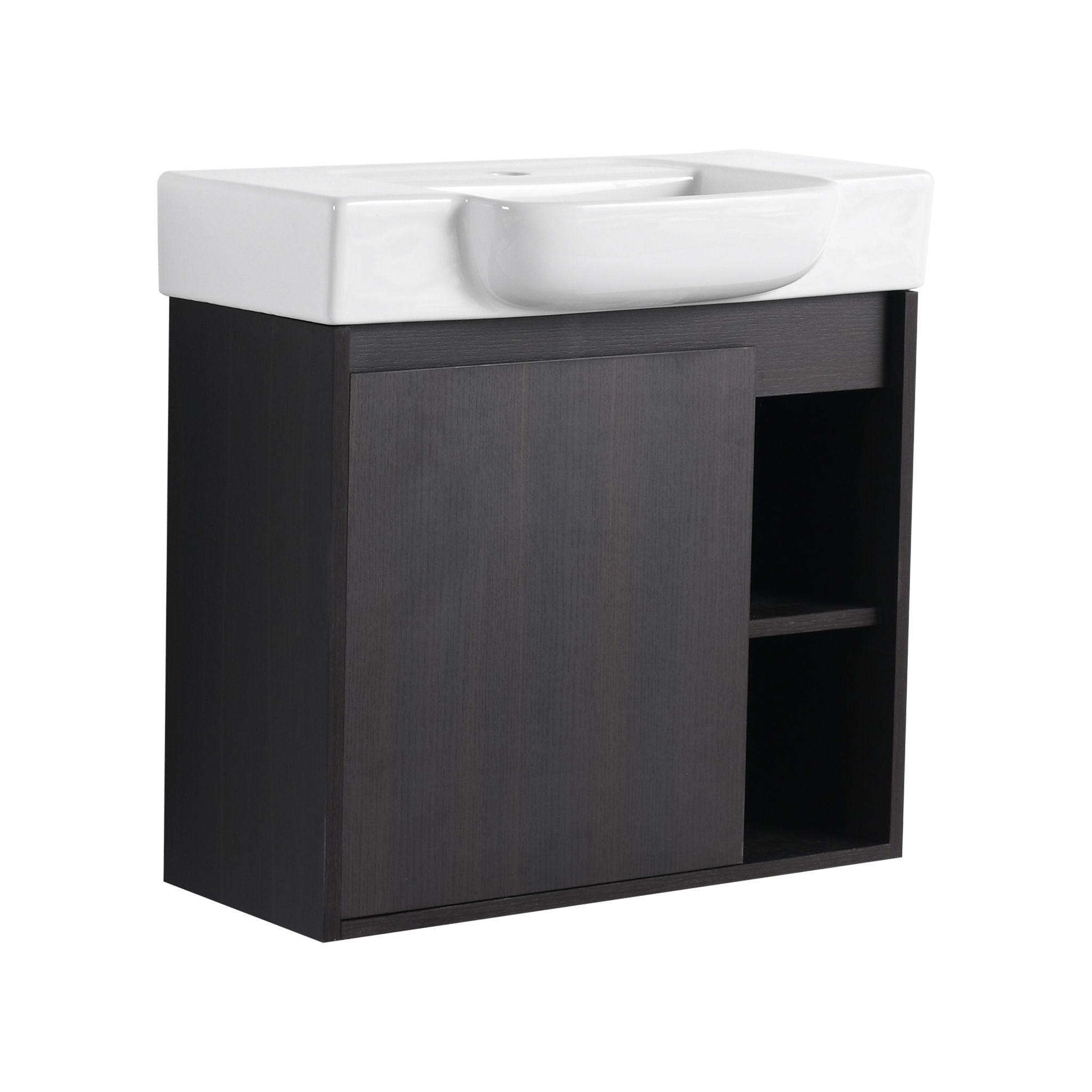 Wall Mounted Bathroom Vanity With Sink, Soft Close Door