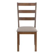 Dining Chair, Side, Upholstered For Dining Room, Transitional (Set of 2) - Beige