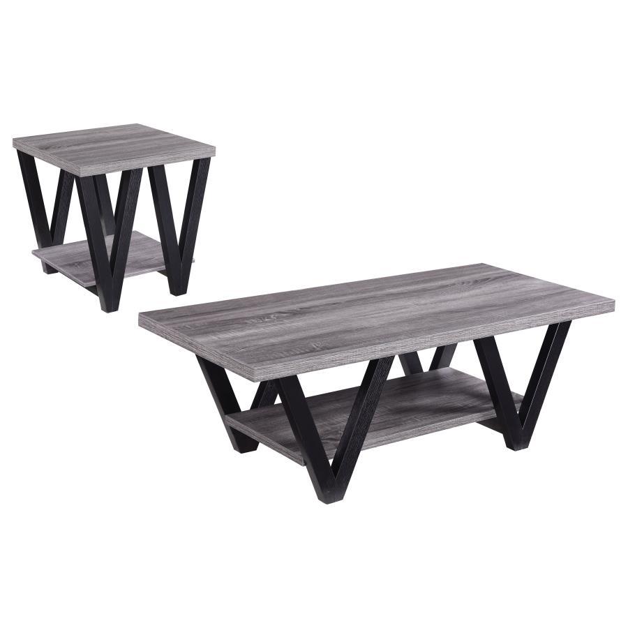 Stevens - Rectangular Coffee Table Set