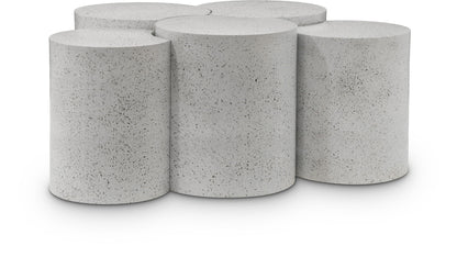 Dimple - 20" 5 Piece Modular Coffee Table - Terazzo Finish