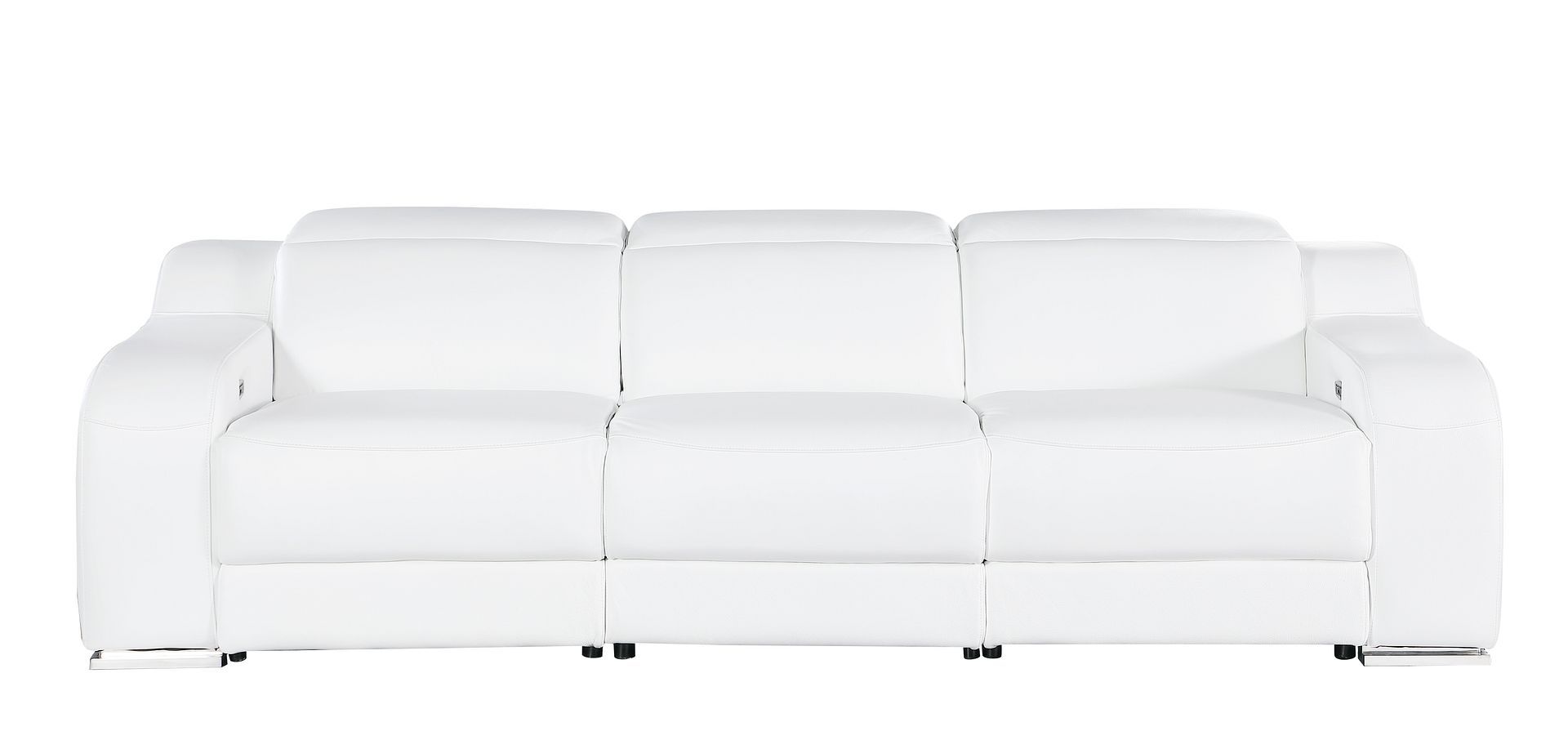 1116 - 6-Piece Modular Power Reclining Sofa, Loveseat & Chair Set In With 5 Power Recliners & Power Headrests