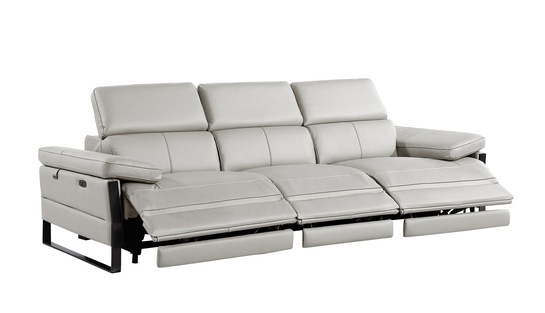 1246 - Modular Power Triple Reclining Sofa With Power Reclining Headrests
