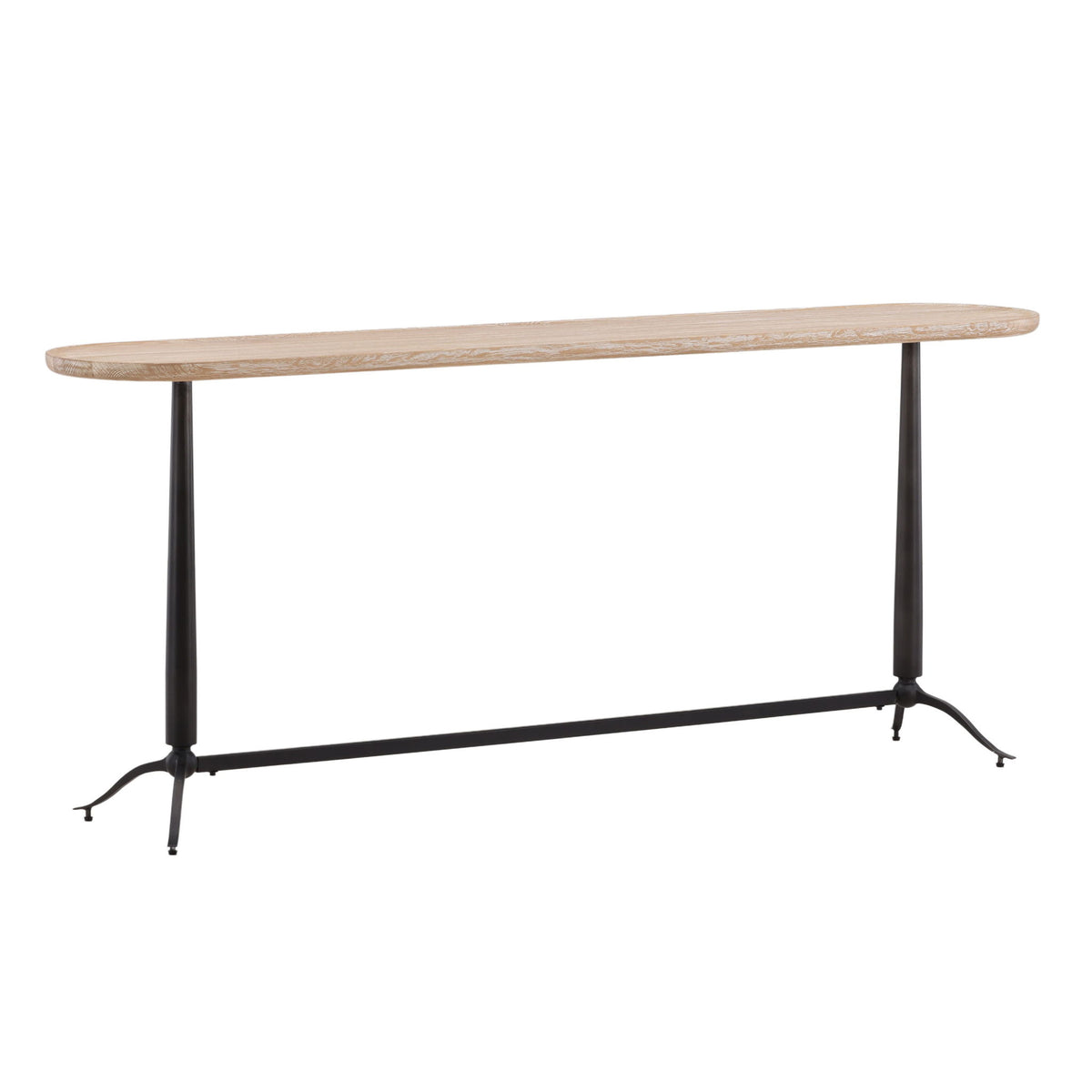Fabiana - Console Table - Light Natural And Black