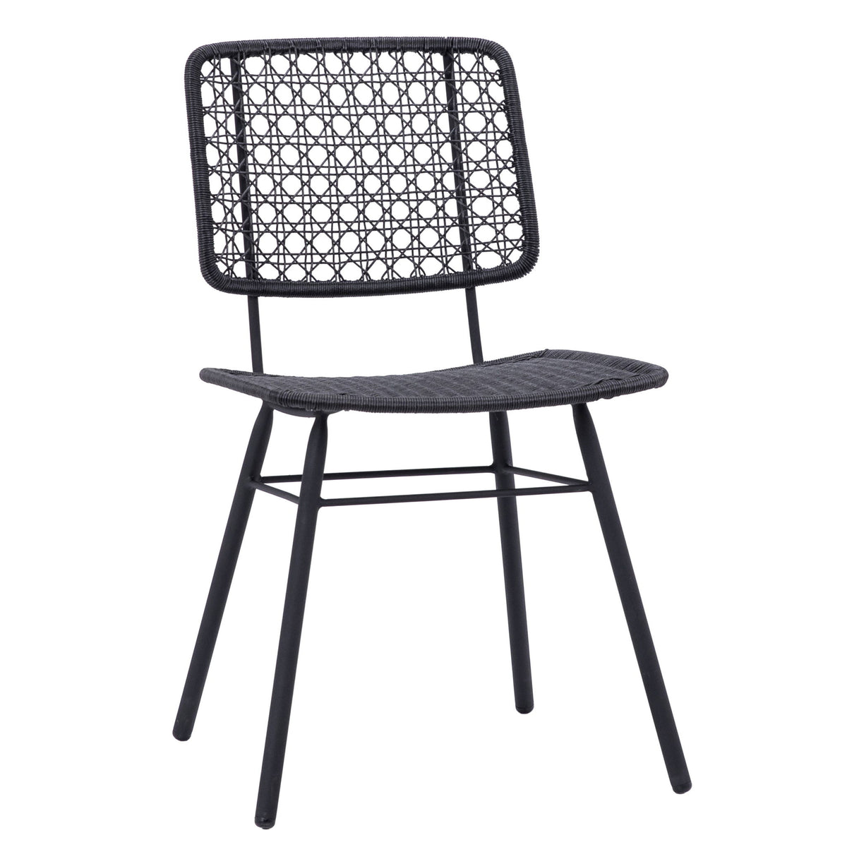 Manalo - Outdoor Dining Chair - Black And Black