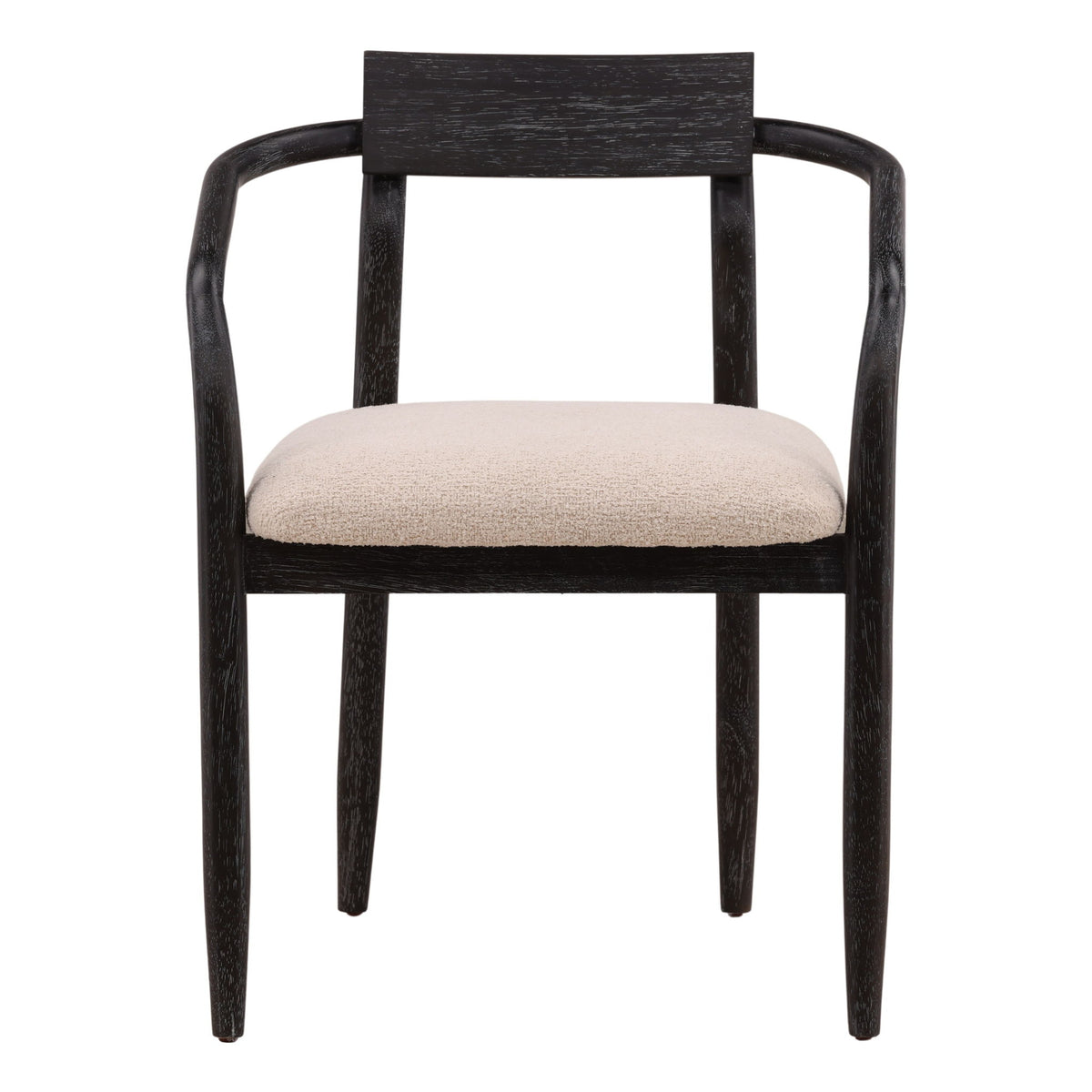 Lucio - Dining Chair - Everest Cream And Black