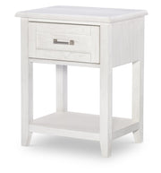 Ashton - One Drawer Nightstand - Bleached Linen
