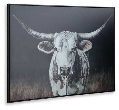 Harlandale - Black / White / Brown - Wall Art