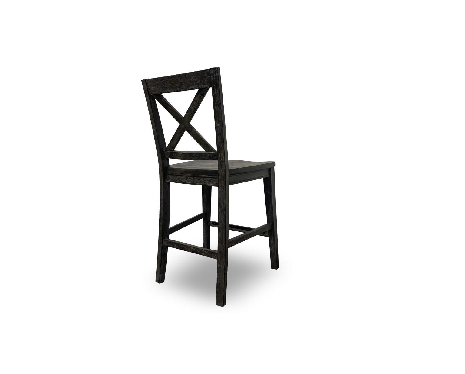 Briarwood - X-Back Counter Height Chair (Set of 2) - Sable