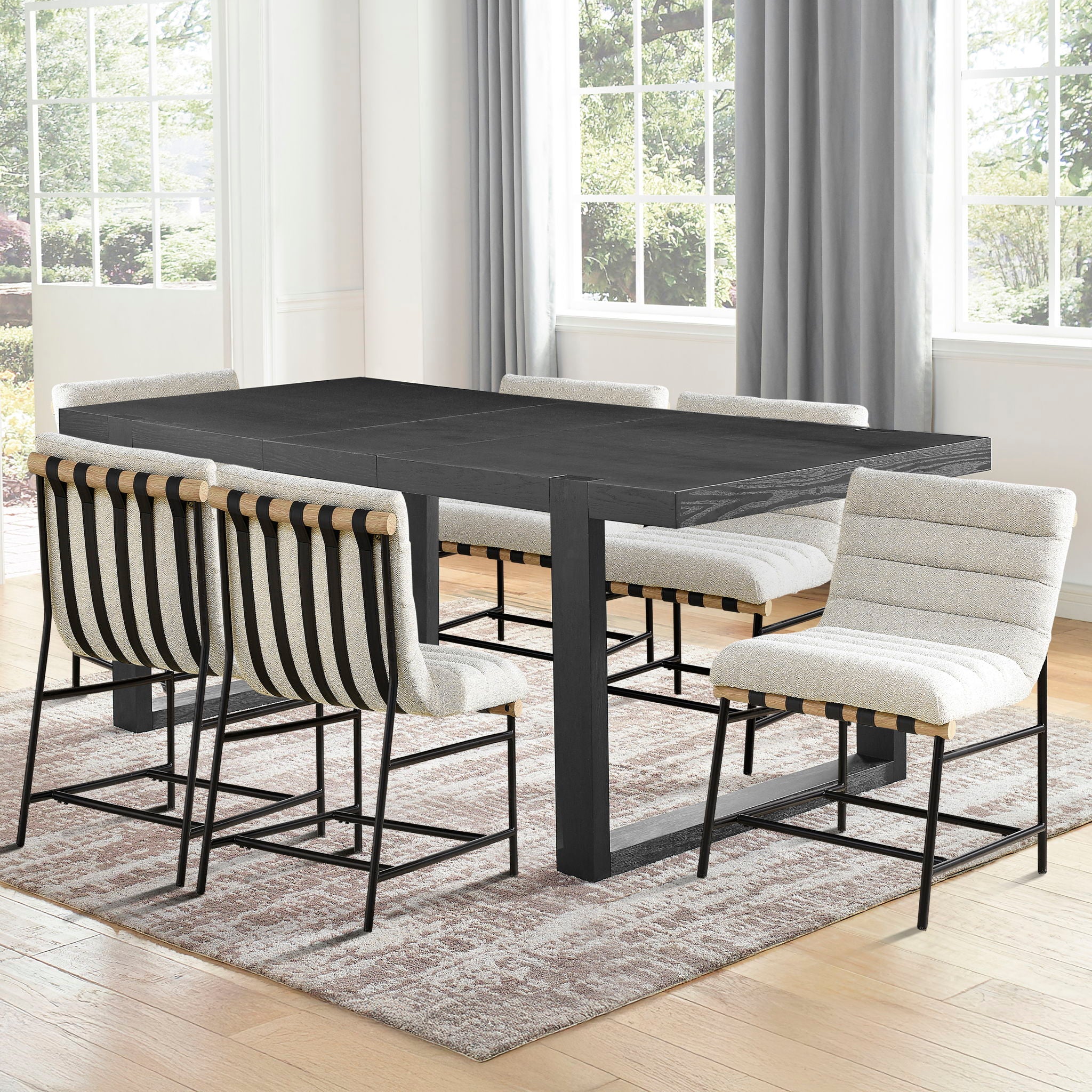 Yves - Dining Set With Nicco Chairs