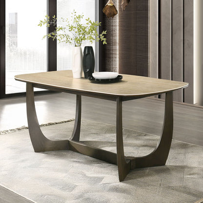 Davita - Dining Table With Ceramic Top - Walnut
