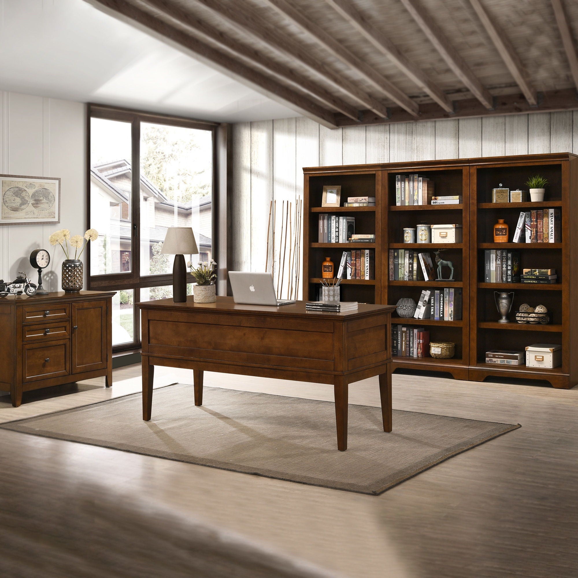San Mateo - 62" Half Ped Desk