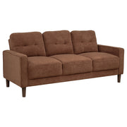 Heather - Track Arm Tufted Sofa - Rust