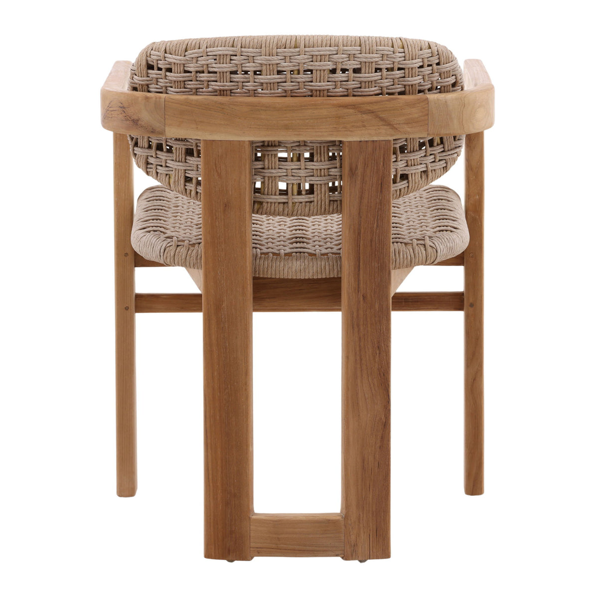 Jovita - Outdoor Dining Chair - Beige And Natural
