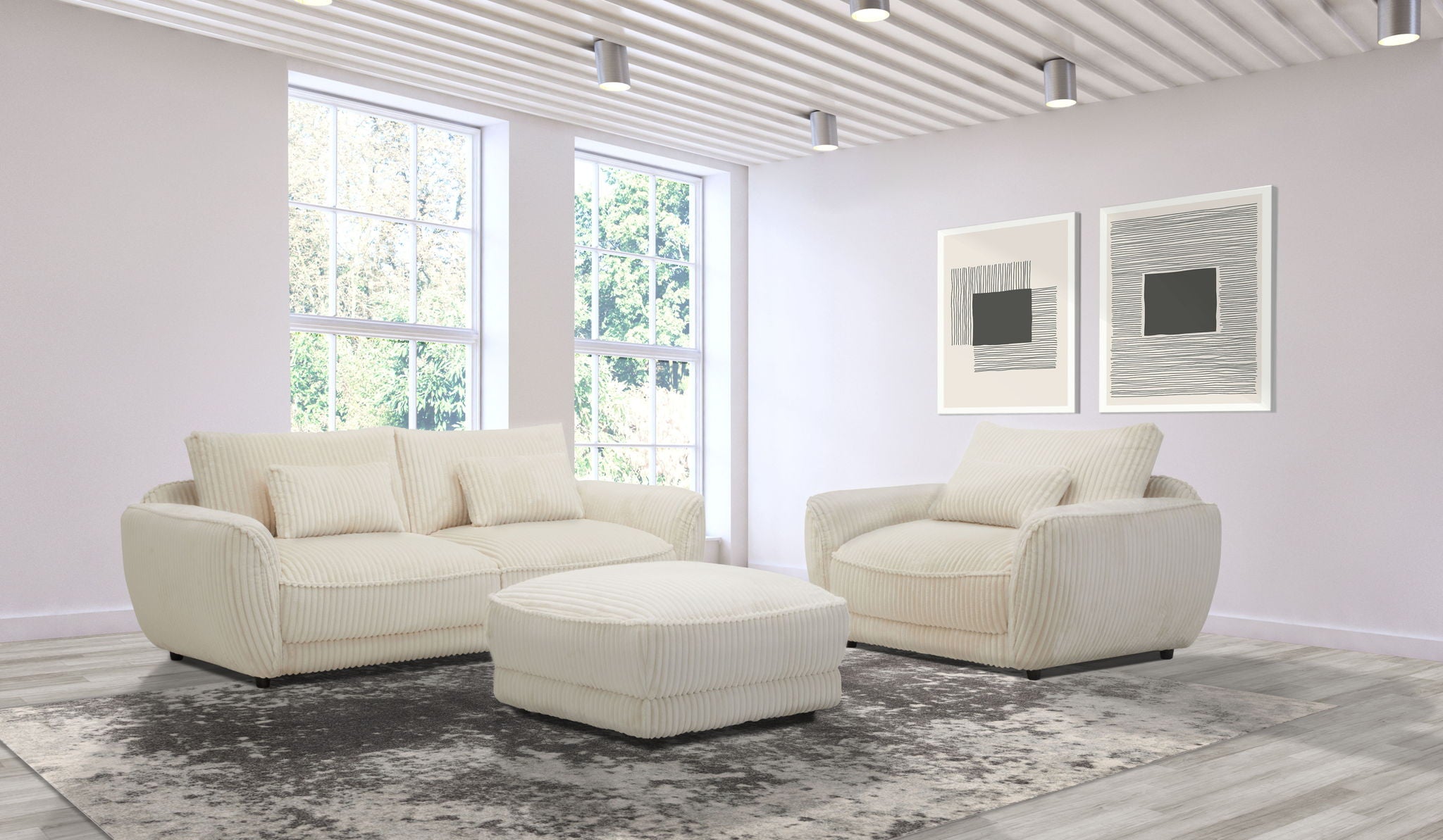 Utopia - Chair and A Half With Lumbar Pillow