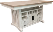 Americana Modern Dining - Island Counter-Height Extendable Dining Table - Cotton