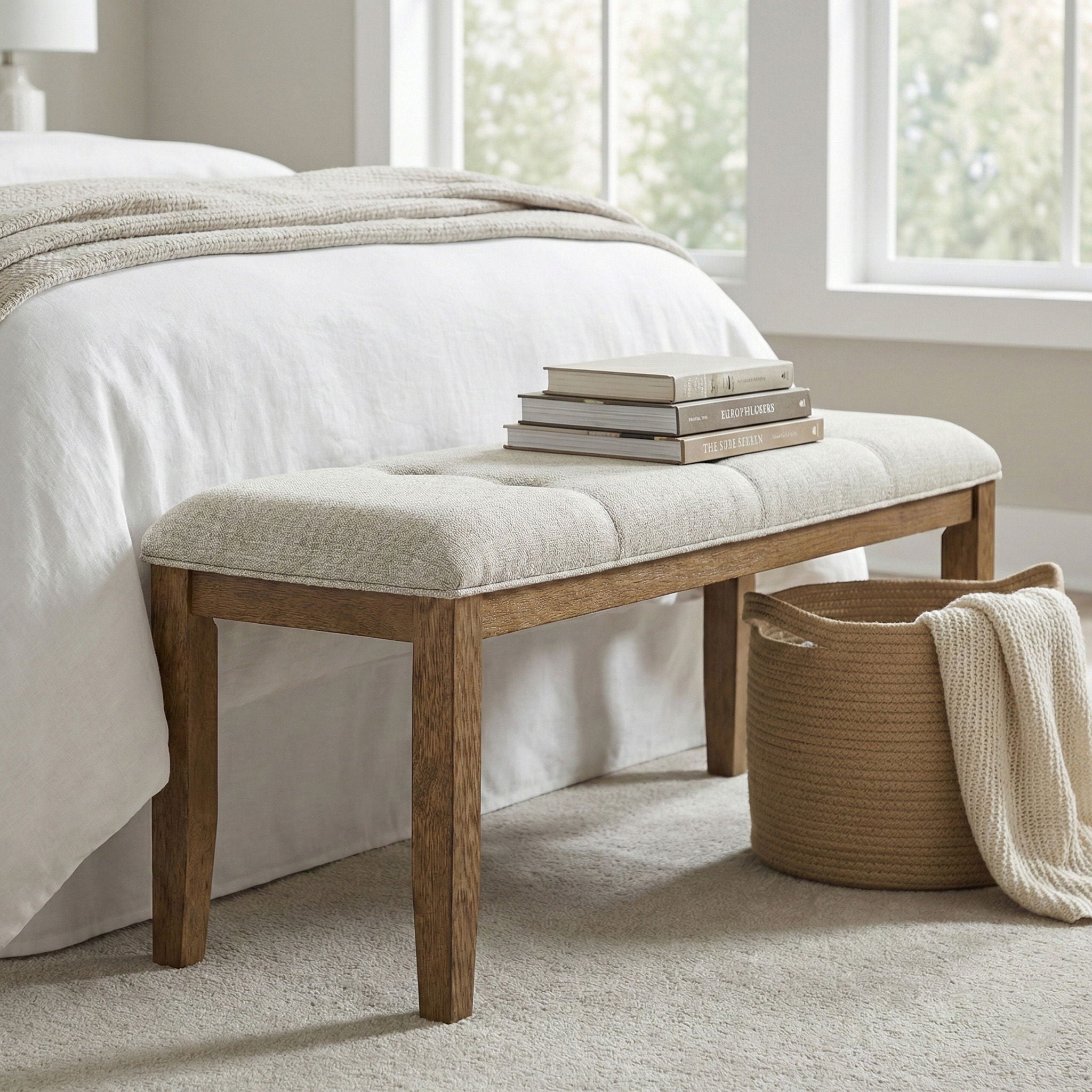 Ananda - Fabric Upholstered Bench