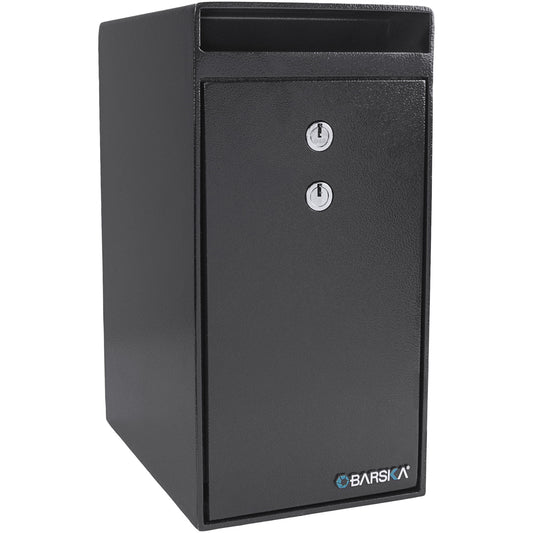 0 27 Cu Ft Dual Key Depository Safe - Black