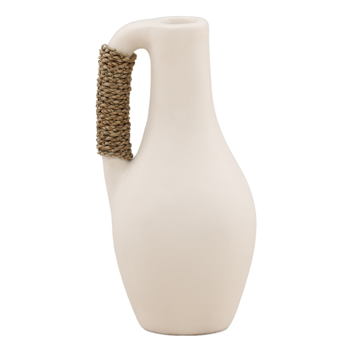 Claylen - Vase (Set of 4) - White And Natural