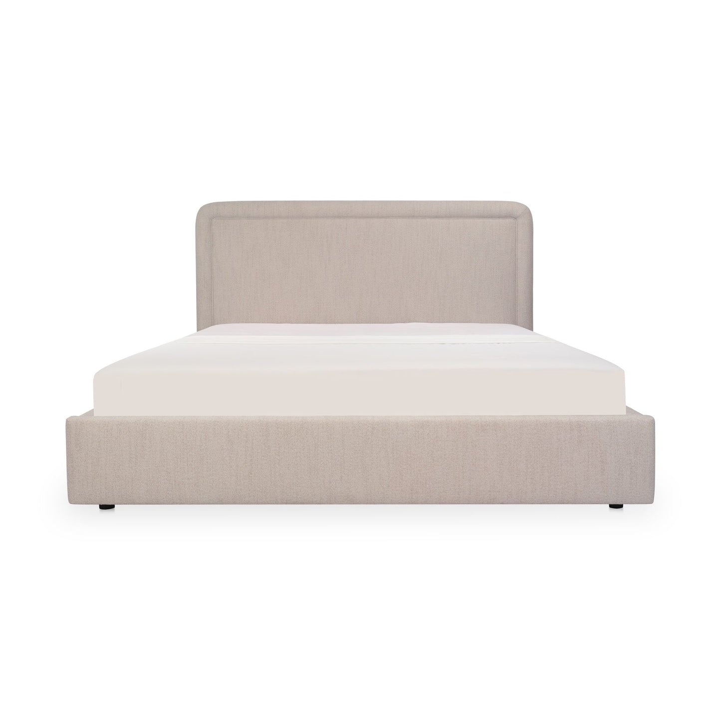 Simon - Queen Storage Bed - Flecked Beige