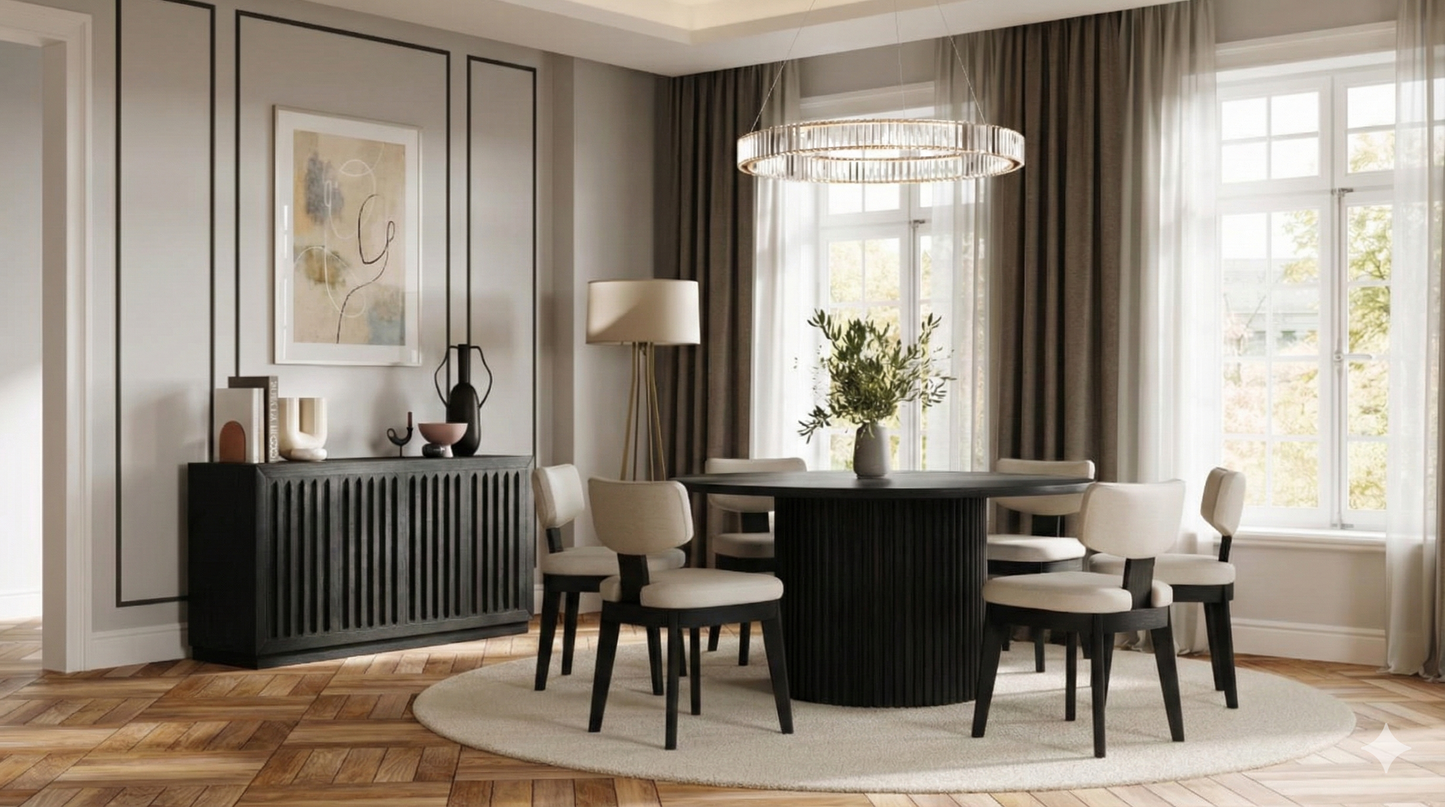 Auden Dining Table W/ Tate Chair