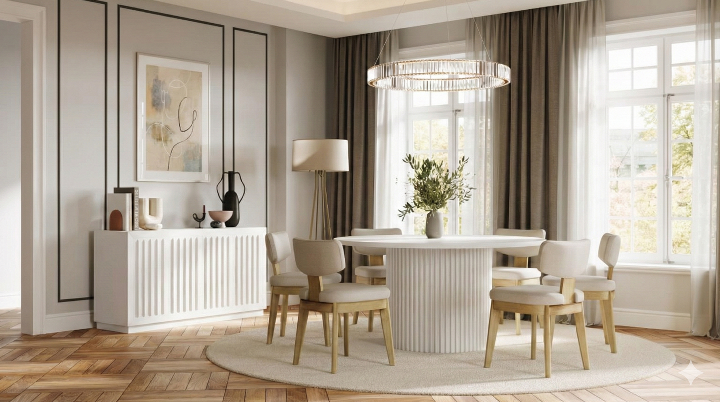 Auden Dining Table W/ Tate Chair